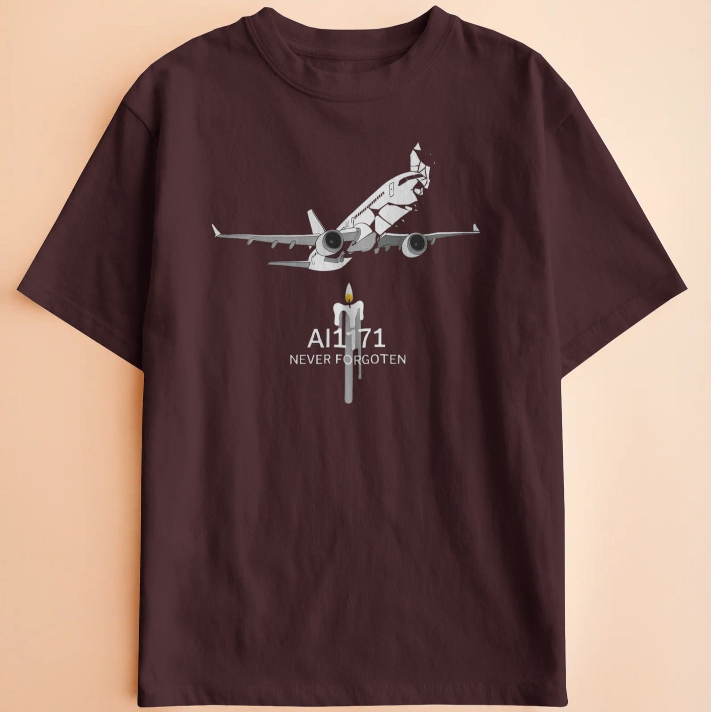 AI171 Tribute Tee – “Never Forgotten” Memorial Edition