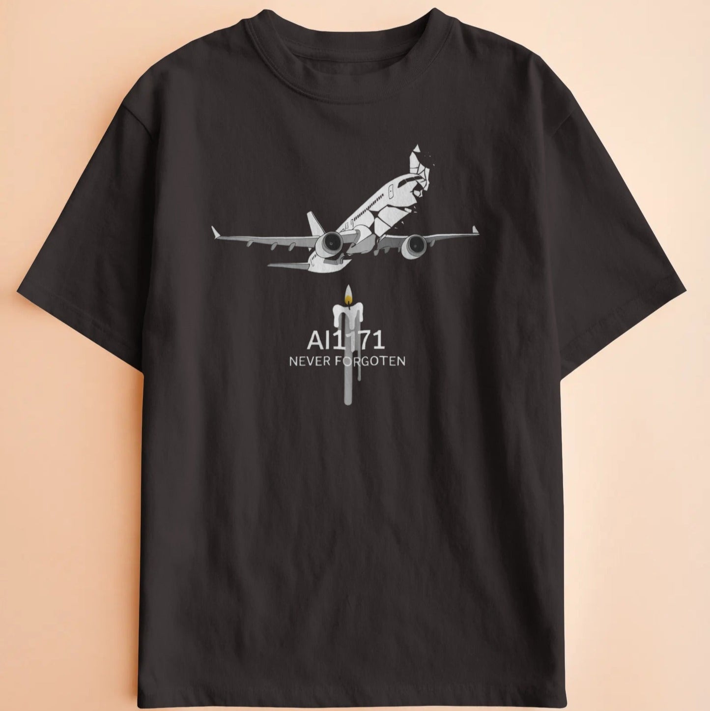 AI171 Tribute Tee – “Never Forgotten” Memorial Edition