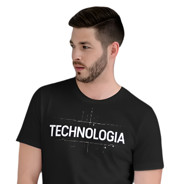 Technologia T-shirt Black Full 100% cotton