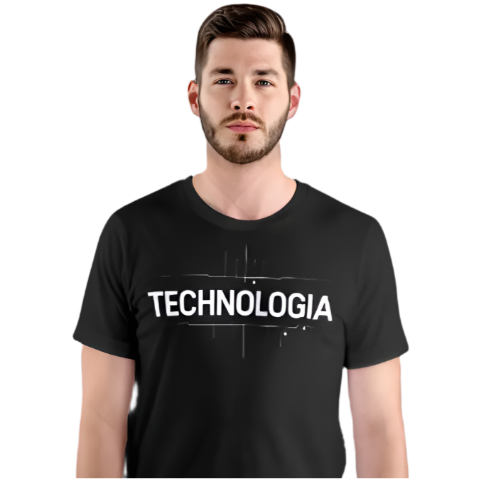 Technologia T-shirt Black Full 100% cotton